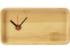 Прямоугольные настольные часы из бамбука "Squarium"