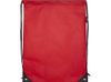 Рюкзак-мешок  на шнурке «Evergreen» из переработанного нетканого материала, красный