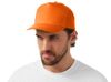 Бейсболка "Poly" 5-ти панельная 120 гр, оранжевый