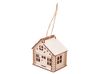 Подвеска с подсветкой домик (с мерцающей свечкой)