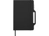 Nexus блокнот формата А5 в твердой обложке с ручкой и карандашом - сплошной черный