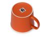 Матовая кружка Nancy 360 мл цветная снаружи, белая внутри, оранжевый