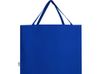 Odessa большая эко-сумка из переработанного хлопка, сертифицированного согласно GRS, плотностью 220 г/м² - Ярко-синий