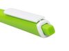 Ручка пластиковая трехгранная шариковая «Lateen», зеленое яблоко/белый