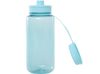 Спортивная бутылка Ryder из переработанного ПЭТ-пластика объемом 900 мл с многофункциональной крышкой, сертифицированная RCS - Бирюзовый