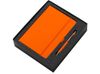 Подарочный набор Vision Pro soft-touch с ручкой и блокнотом А5, оранжевый
