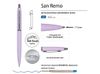 Ручка металлическая шариковая "San Remo", софт-тач, 1.0 мм, сиреневый