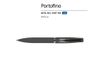 Ручка металлическая шариковая "Portofino", софт-тач, 1.0 мм, серый