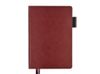 Ежедневник А5 датированный "Boston" 2026, бордовый с серым обрезом