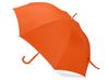 Зонт-трость "Silver Color" полуавтомат, оранжевый/серебристый