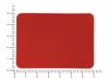 ПАТЧ ПРЯМОУГОЛНЫЙ nubuk (красный) 5,0 х 7,0 см