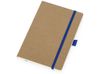 Блокнот "Sevilia Soft", гибкая обложка из крафта A5, 80 листов, крафтовый/синий