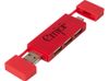 Mulan Двойной USB 2.0-хаб, красный