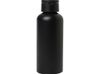 Trinity бутылка для воды из переработанного алюминия, сертифицированного согласно RCS, объемом 600 мл, с крышкой из переработ - сплошной черный