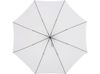 Зонт-трость 7399 Alugolf полуавтомат, белый/титан