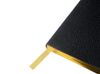 Еженедельник недатированный А6 "Black" с нашивкой, черный