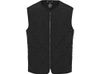 Quartz утепленный жилет унисекс из переработанного материала GRS - сплошной черный