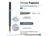 Ручка металлическая шариковая "Venezia Pragmatico" софт-тач, синий