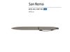 Ручка металлическая шариковая "San Remo", софт-тач, 1.0 мм, серый
