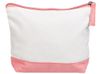 Косметичка хлопковая Cotton, белый/пыльно-розовый
