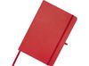 Teak блокнот А5 из переработан. материала в твердой обложке с линован. страницами - Красный