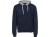 Толстовка с капюшоном "Amsterdam" мужская, темно-синий/серый меланж