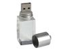 USB-флешка на 16 ГБ,micro USB  серебро