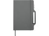 Nexus блокнот формата А5 в твердой обложке с ручкой и карандашом - Серый