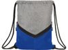 Спортивный рюкзак-мешок, серый/синий