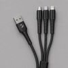 Дата-кабель&nbsp;Armor&nbsp;3&nbsp;в&nbsp;1:&nbsp;micro&nbsp;USB,&nbsp;USB-C,&nbsp;Ligthning,&nbsp;1.2м,&nbsp;черный,&nbsp;Deppa