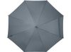 Зонт трость 23" Niel из переработанного ПЭТ-пластика, полуавтомат - Серый