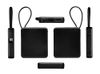 Внешний аккумулятор со встроенным кабелем USB-C «Дэнси», 5000 мАч, черный