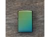 Зажигалка ZIPPO Classic с покрытием High Polish Teal, латунь/сталь, зелёная, глянцевая, 38x13x57 мм