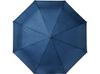 Автоматический складной зонт Bo из переработанного ПЭТ-пластика, темно-синий