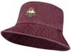 Панама "Mitica" стираная - Бургунди