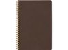 Бизнес тетрадь на гребне А5 "Pragmatic", 60 листов в клетку, темно-коричневый