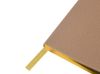 Еженедельник недатированный А6 "Total beige" с нашивкой, бежевый