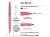 Ручка металлическая шариковая "San Remo", софт-тач, 1.0 мм, коралловый