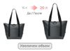 Сумка-холодильник «Cool XL» с двумя лямками на плечо, темно-серый