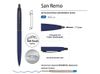 Ручка металлическая шариковая "San Remo", софт-тач, 1.0 мм, синий