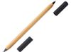 Вечный карандаш и ручка из бамбука "Black bamboo", натуральный и черный