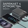 Внешний АКБ NRG Turbo V4 80000 мА-ч, дисплей, черный, Deppa
