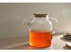 Стеклянный чайник с бамбуковой крышкой "Sencha M"