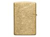 Зажигалка ZIPPO Classic с покрытием Tumbled Brass, латунь/сталь, золотистая, матовая, 38x13x57 мм