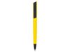 Ручка пластиковая шариковая C1 софт-тач, желтый