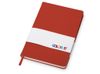 Бизнес-блокнот "С3" софт-тач с магнитом, твердая обложка, 128 листов, красный
