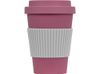 Термокружка "Muffin" из натуральных волокон, пыльно-розовый