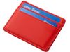Картхолдер для двух карт и наличных денег с зажимом "Crave", красный