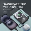 Внешний АКБ NRG MageSafe QI2 10000 мА-ч, 15Вт QI, серый, Deppa
