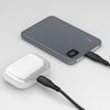 Внешний АКБ NRG MageSafe Alum 5000 мА-ч, 15Вт QI, серый, Deppa